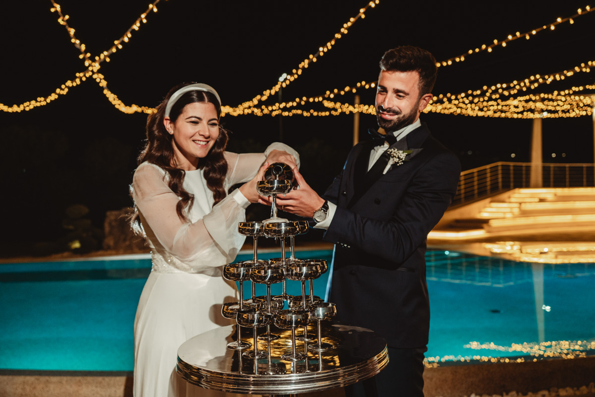 Il sì di Alessio e Marianna: un matrimonio romantico tra Paternopoli e Villa Imperatrice