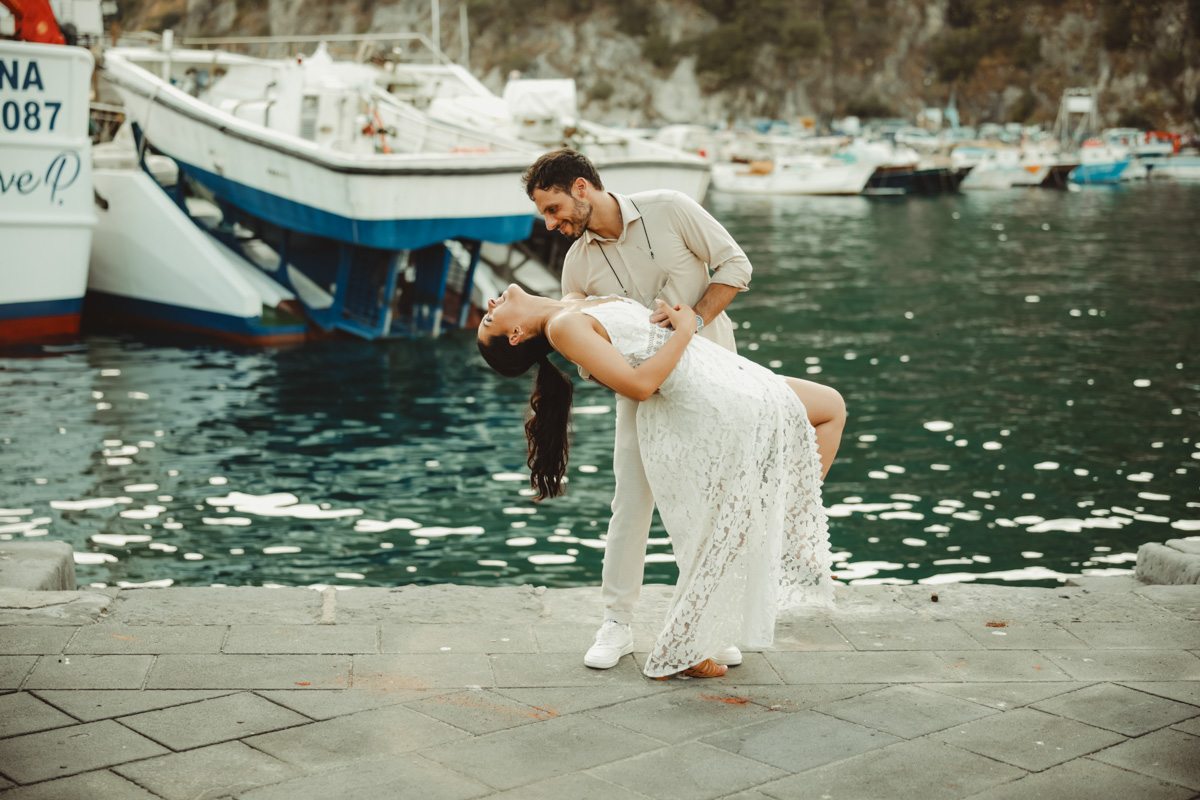 Tony e Annarita: engagement romantico a Cetara in Costiera Amalfitana