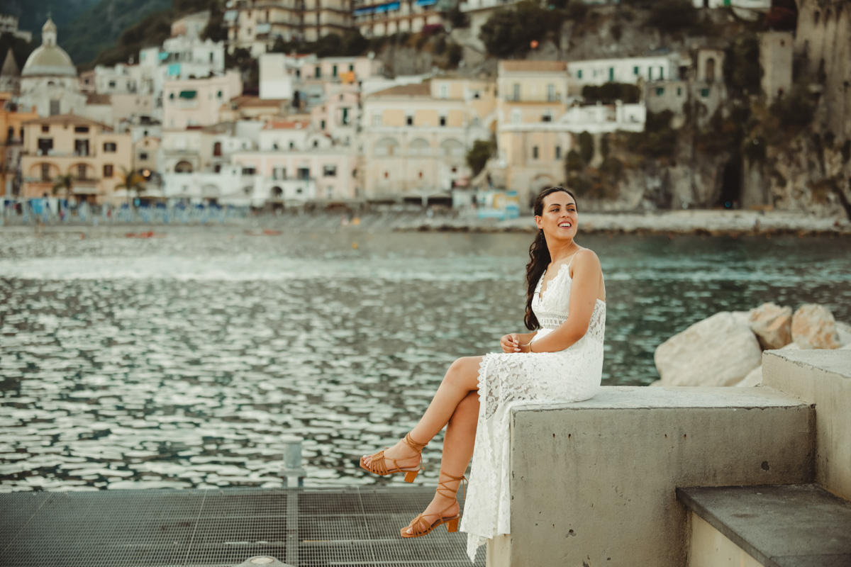 Tony e Annarita: engagement romantico a Cetara in Costiera Amalfitana