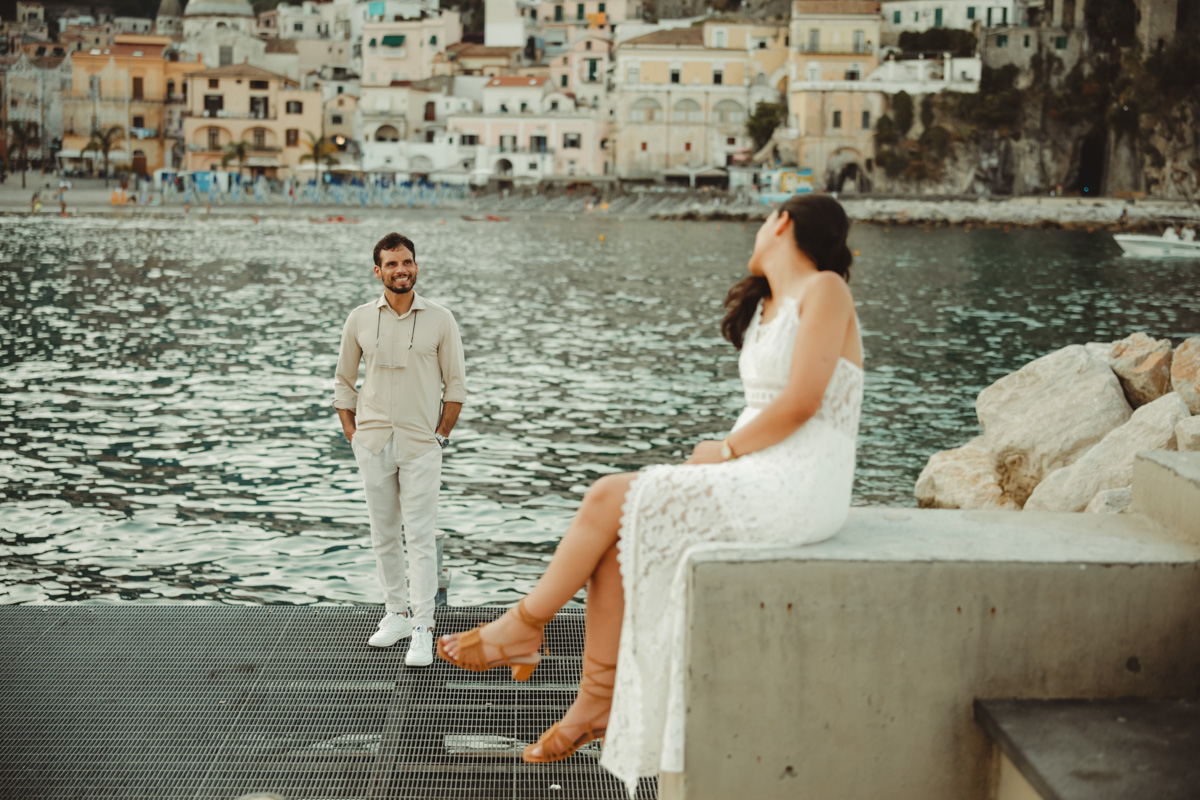 Tony e Annarita: engagement romantico a Cetara in Costiera Amalfitana
