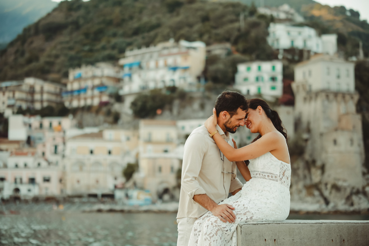 Tony e Annarita: engagement romantico a Cetara in Costiera Amalfitana