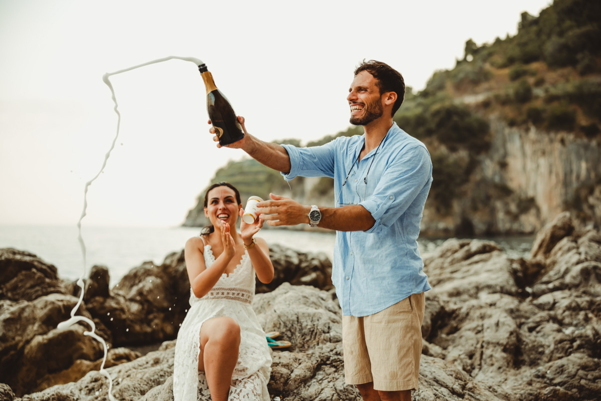 Tony e Annarita: engagement romantico a Cetara in Costiera Amalfitana