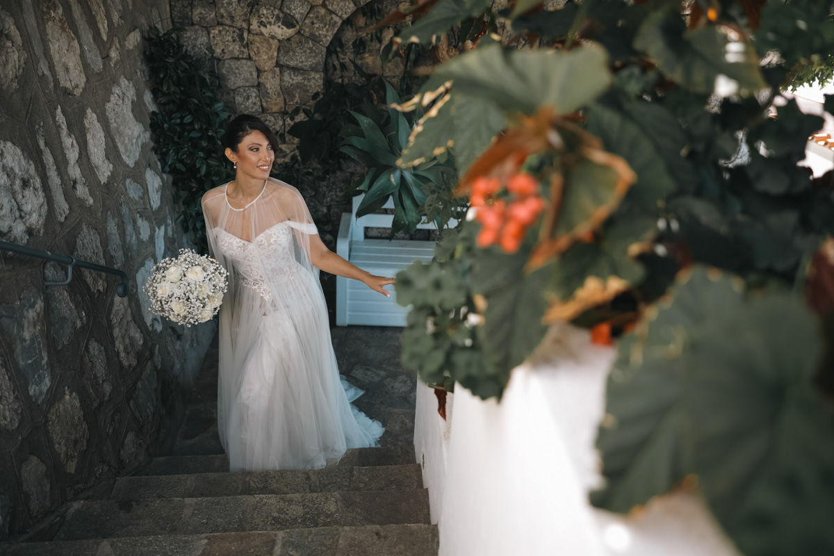 Marco e Barbara, un matrimonio elegante e senza tempo in Costiera Amalfitana